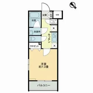 PATIO阿佐ヶ谷【3階】の間取り