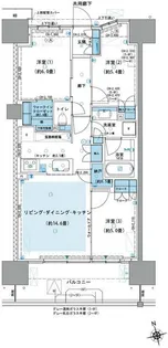 パークホームズ杉並上荻【6階】の間取り
