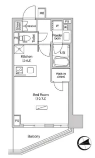 エミリブ石神井公園【10階】の間取り