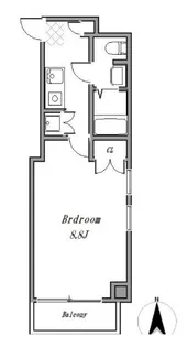ゼルコバレジデンス【5階】の間取り