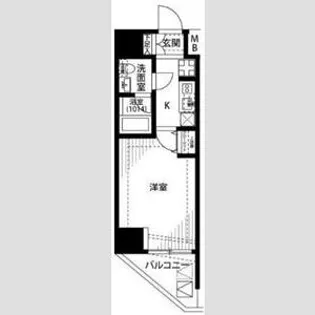 プレール・ドゥーク高円寺Ⅱ【11階】の間取り