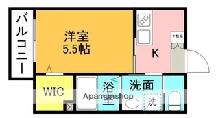 MELDIA東小金井【2階】の間取り
