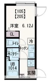 K・S武蔵関【2階】の間取り