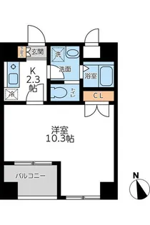ラクラス杉並方南町【3階】の間取り