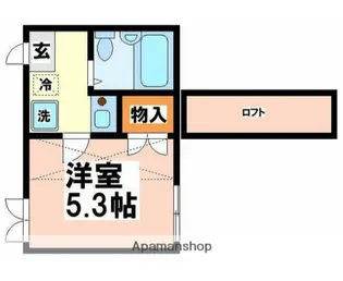 レモン武蔵関【1階】の間取り