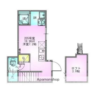 VILLEST上石神井【2階】の間取り