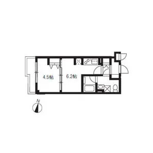 アルティザ上野毛【1階】の間取り