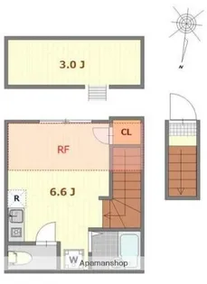 バーミープレイス鷺ノ宮【2階】の間取り