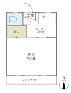 青晴荘【1階】の間取り