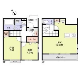 N’S SQUARE【1階】の間取り