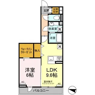 エクセリア上鷺宮Ⅱ【2階】の間取り