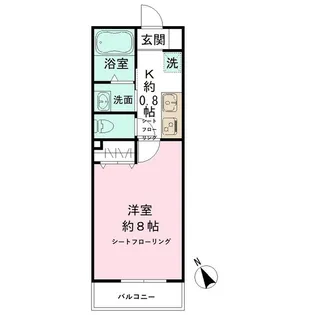 東京都杉並区松庵2丁目【アパート】の間取り