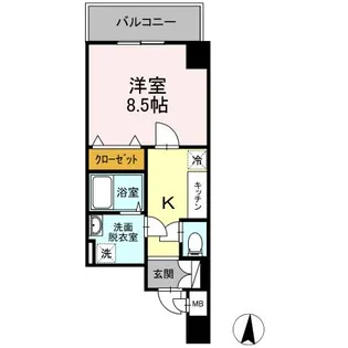 GLANPIA【4階】の間取り