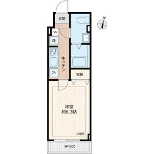 ピアコートTM上石神井 弐番館【1階】の間取り