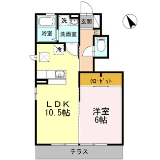 ガーデン久我山【1階】の間取り