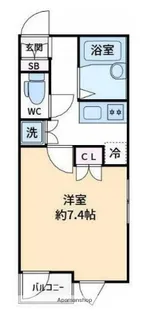 ヴィーダ高井戸【2階】の間取り