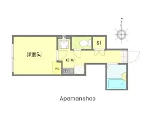 サザンロード国分寺【2階】の間取り