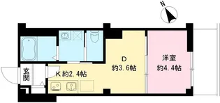 つむぎの杜 西荻みなみ【208号室号室】の間取り