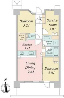 トラープランド蒼麗館【4階】の間取り