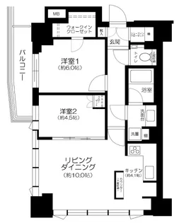 東京都練馬区東大泉1丁目【マンション】の間取り