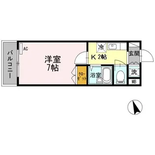 ヒルズ吉祥寺【2階】の間取り