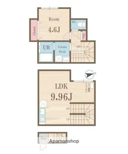 東京都小金井市本町2丁目【アパート】の間取り