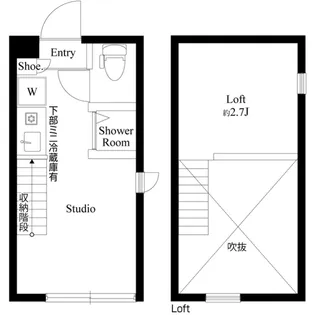 ハーモニーテラス上高井戸Ⅲ【1階】の間取り