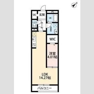 リーブルファイン成城学園前【3階】の間取り