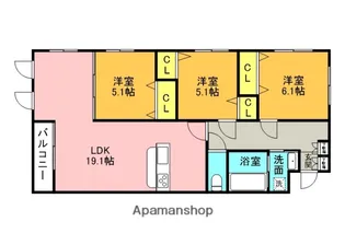 東京都世田谷区八幡山1丁目【アパート】の間取り