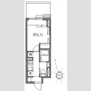 ソラシアレジデンス学芸大学Ⅱ【3階】の間取り