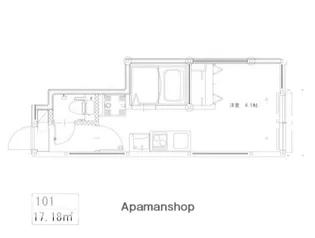 東京都三鷹市上連雀4丁目【アパート】の間取り