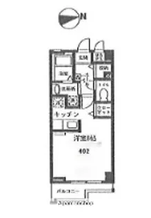 東京都中野区新井2丁目【マンション】の間取り