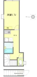 東京都杉並区高円寺南1丁目【アパート】の間取り