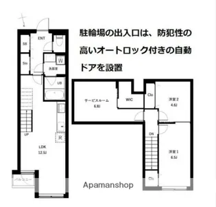COEUR BLANC西荻窪【3階】の間取り