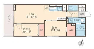 LIBERTE井草【2階】の間取り