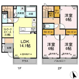 BLATT HUS【1階】の間取り