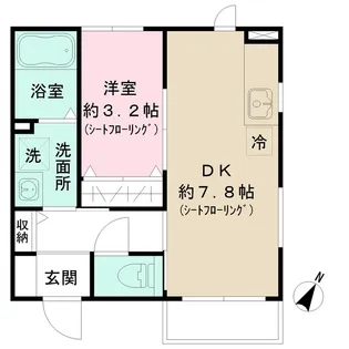 コート西山【2階】の間取り