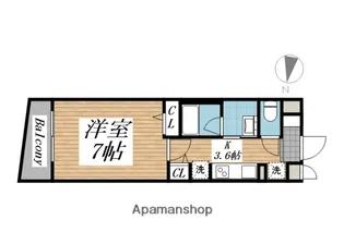 クリオ ラモード学芸大学Ⅱ【3階】の間取り
