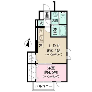 FELICE【1階】の間取り