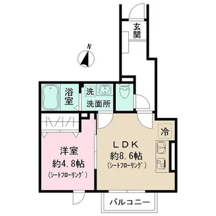 FELICE【1階】の間取り