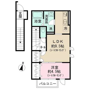 FELICE【2階】の間取り