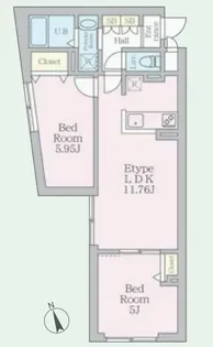 エルファーロ国分寺【3階】の間取り