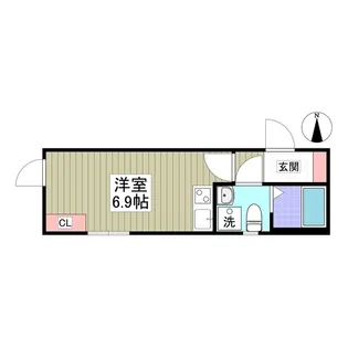 CELESTE KOGANE【2階】の間取り
