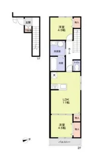 NEUENHEIM【2階】の間取り