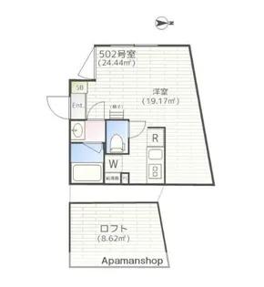 EMIREA【5階】の間取り