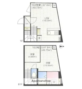 EMIREA【1階】の間取り