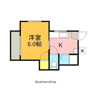 東京都小金井市貫井北町1丁目【アパート】の間取り