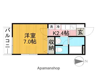 ベルドミール【2階】の間取り