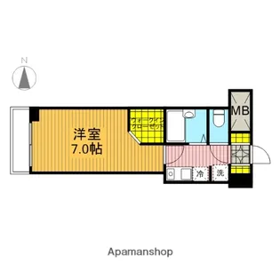 ビイルーム吉祥寺【2階】の間取り