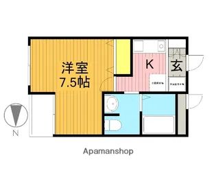 プログレッソ三鷹【3階】の間取り